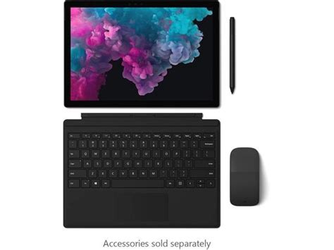 Microsoft Surface Pro 6 2 In 1 Laptop Intel Core I7 8650u 190 Ghz 123
