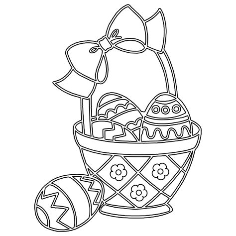 26 Best Ideas For Coloring Basket Of Easter Eggs Coloring Page
