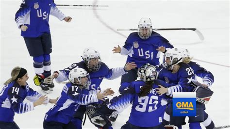 Us Wins Olympic Gold In Women S Hockey Good Morning America