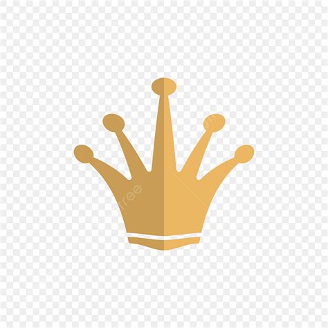 Templat Design Vector Art Png Gold Crown Icon Design Template