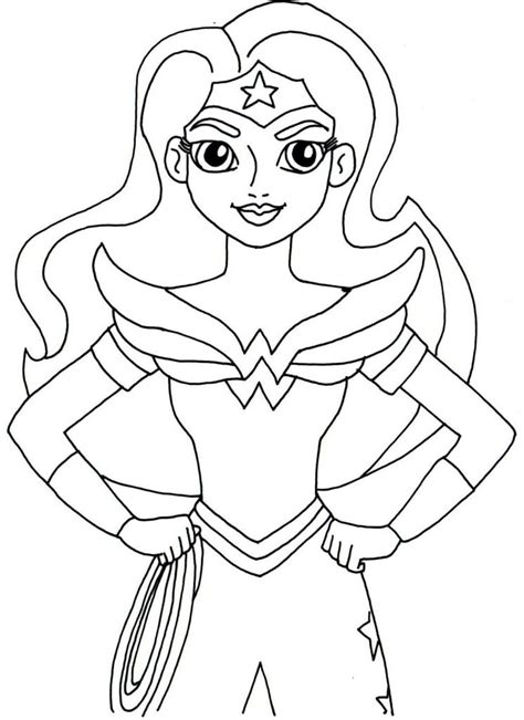 Dc Superhero Girls Coloring Pages Best Coloring Pages