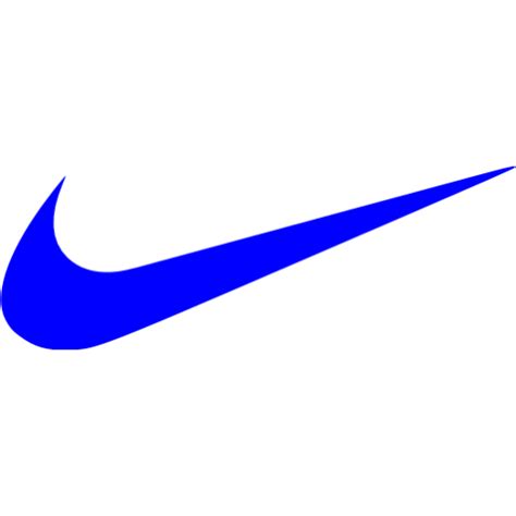 Blue Nike Icon Free Blue Site Logo Icons