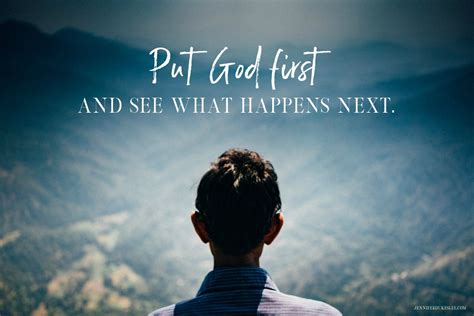 Put God First And See What Happens Next Jennifer Dukes Lee