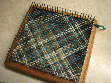 Schacht Spindle Zoom Loom Pin Loom Weaving Tartan Project