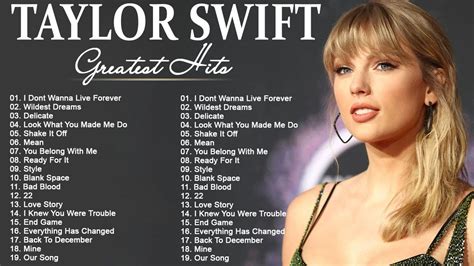 Taylor Swift テイラースウィフト 人気曲 メドレー ♥ Taylor Swift Greatest Hits 2022
