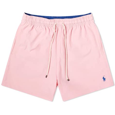 Polo Ralph Lauren Traveller Swim Short Carmel Pink End Uk