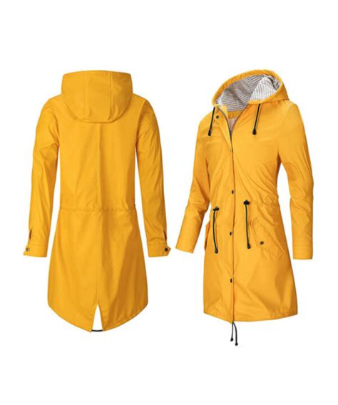 Yellow Rubber Raincoat China Manufacturer Oem Rain Jacket Trench Raincoat