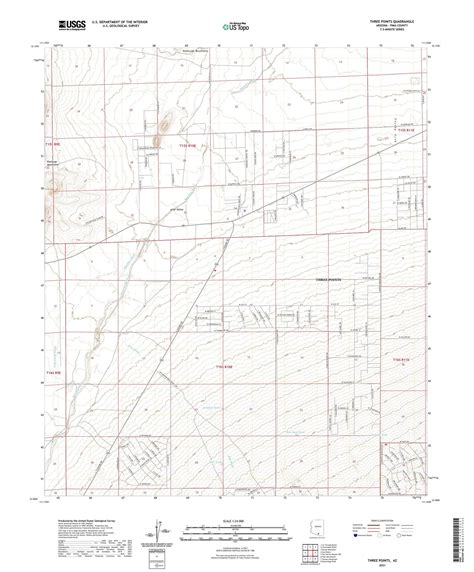 Three Points Arizona Us Topo Map Mytopo Map Store