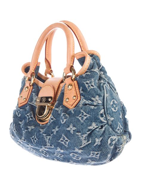 Louis Vuitton Monogram Denim Pleaty Bag Handbags Lou111388 The Realreal