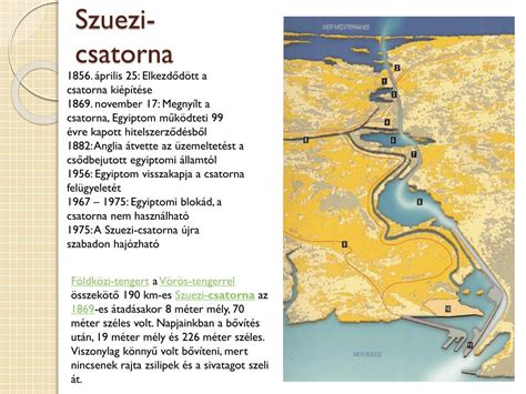 1400.) fáraók alatt ástak egy csatornát a nilustól a birodalom keleti. PPT - A Panama-csatorna, a Szuezi csatorna és a Gibraltári ...