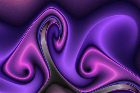 Abstract Purple Fractal Digital Art By Gabiw Art Fine Art America