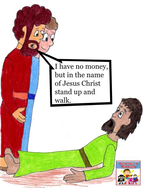 Peter And John Heal A Lame Man