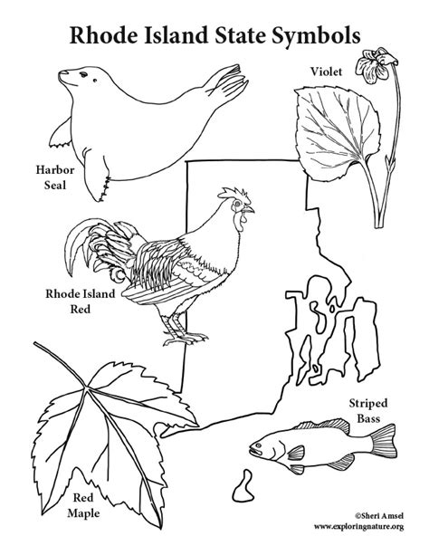 Rhode Island Coloring Sheets Coloring Pages