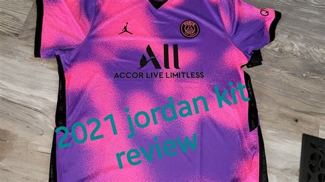 Paris Saint Germain 2021 Jordan 4th Kit Review Youtube