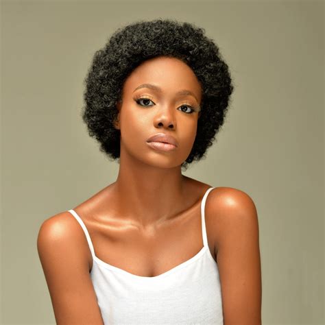4b 4c Afro Curls Wig Tiwa Natural Girl Wigs