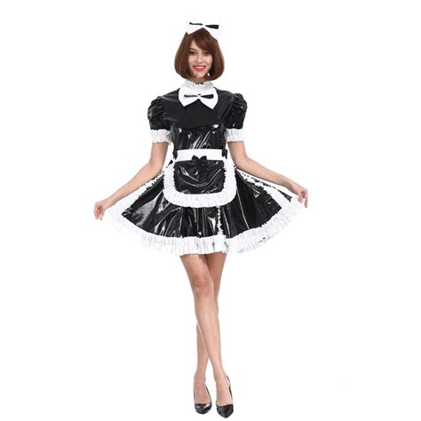 lockable maid dress sissy lux