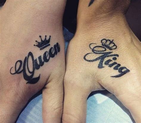 50 matching couple tattoo ideas that will never lose their meaning king tattoos queen tattoo