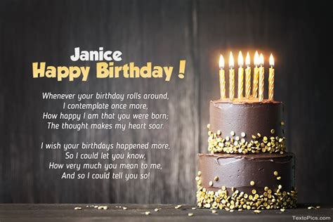 Happy Birthday Janice Pictures Congratulations