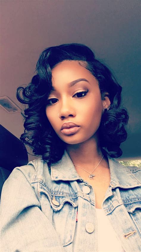 A curly bob is something you need if you want a near your shoulders mane that looks great even when you wake up black hair dye gives your locks a gorgeous shine that you'll adore in an instance. Pin by Patrice Howard on Hairstyles | Wavy bob hairstyles ...
