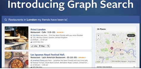 Facebook Announces “graph Search” Allows You To Search For Very