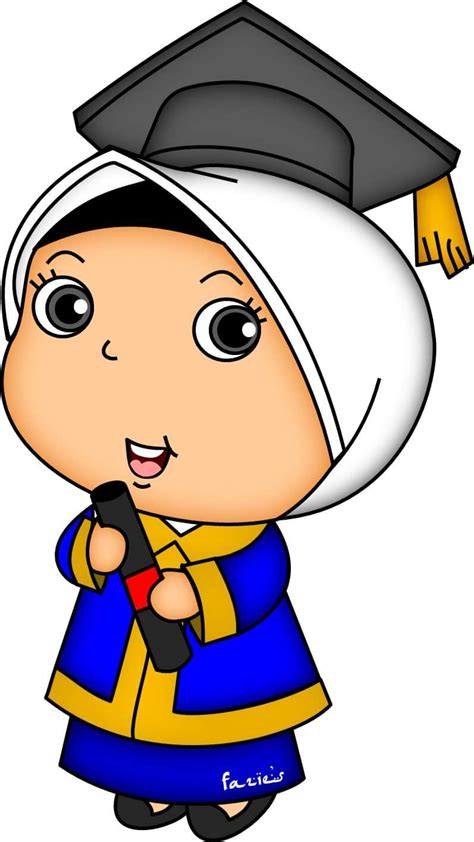 Gambar Kartun Muslimah Wisuda Guru Soal