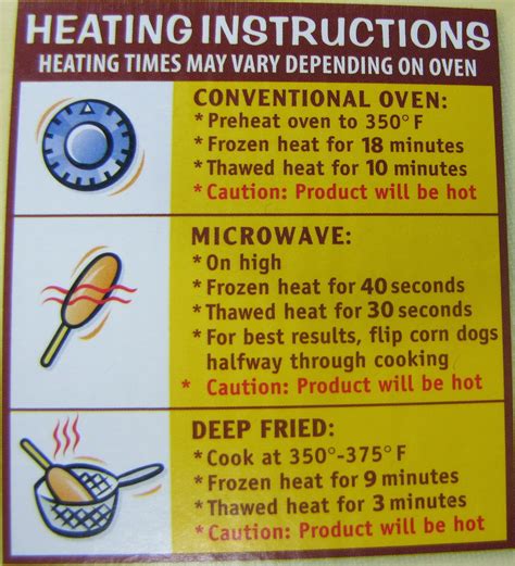 Saving a couple of bucks is always good. Foster farms mini corn dog instructions