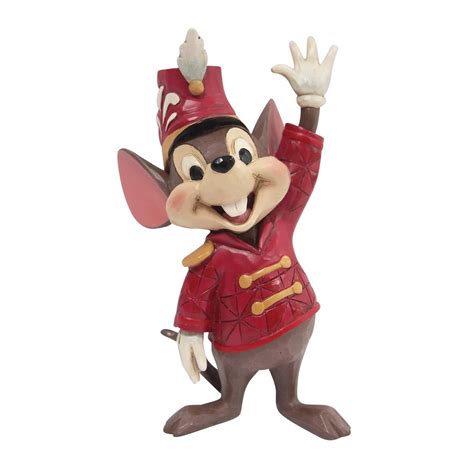 Disney Traditions Dumbo Timothy Q Mouse By Jim Shore Mini Statue