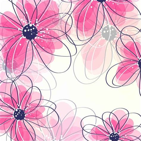 Free Vector Flower Background Vectors Graphic Art Designs In Editable