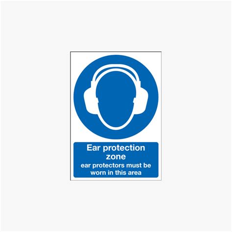 Hearing Protection Safety Signs