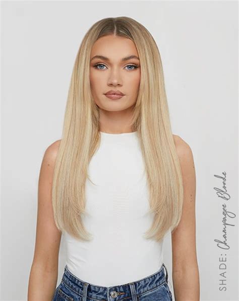 Inch Double Hair Set Iced Blonde Beauty Works