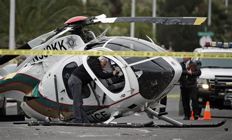 2 Officers Hurt In Vegas Police Helicopter Crash The Blade