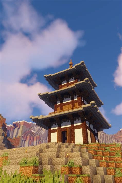 Minecraft Japanese Pagoda Minecraft Japanese Minecraft Architecture