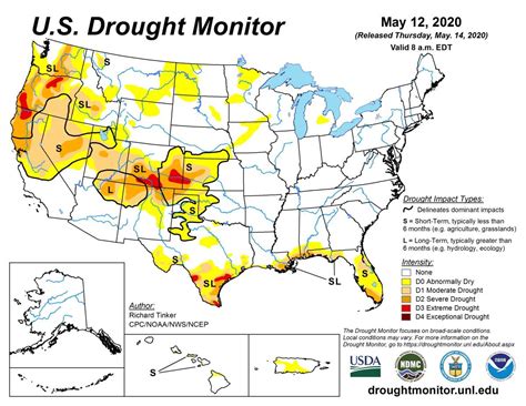 Drought Conditions As Of May 14 2020 Top Headlines