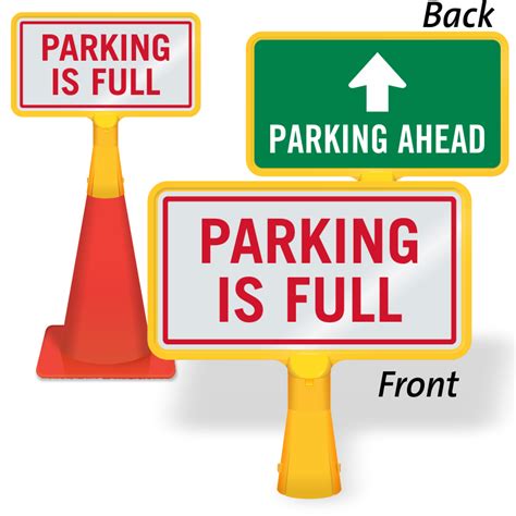 Parking Lot Full Signs Free Shipping From Myparkingsign