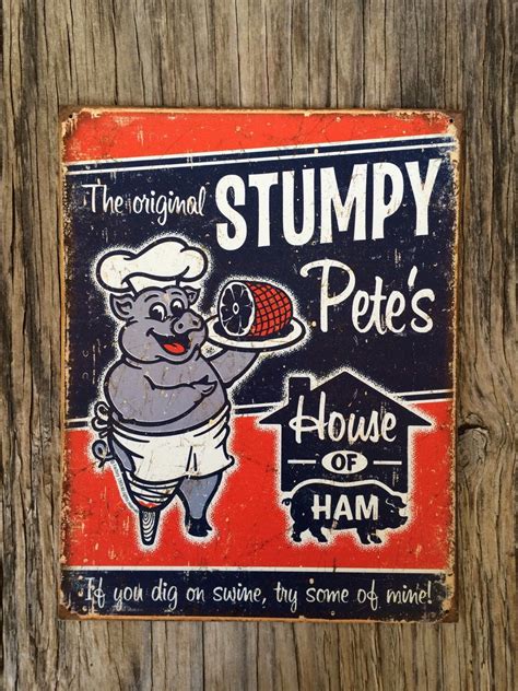 Vintage Style Tin Metal Sign T For Her Or Him Shabby Chic