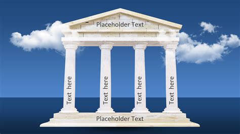 3d Pillar Design Greek Architecture Ppt Slidemodel