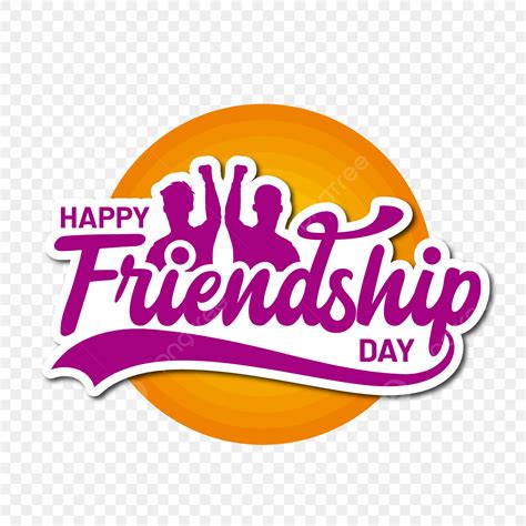 Happy Friendship Day Clipart Hd Png Greeting Text Of Happy Friendship