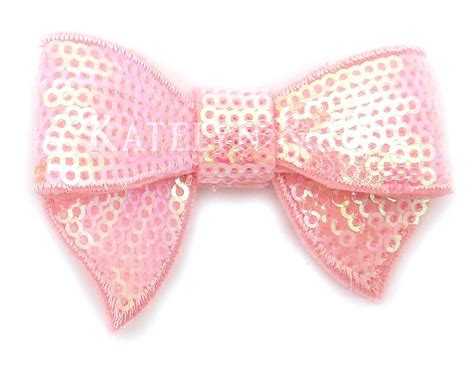 Pink Glitter Glitter Bow Bows