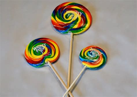 Rainbow Whirly Pops