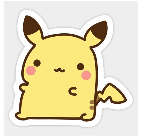 Cute Stickers Anime Cutestickersanime Kawaii Pikachu Pokemon