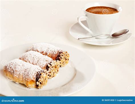 Pastries And Coffee Cup Stock Photo Image Of Traditional 36591450