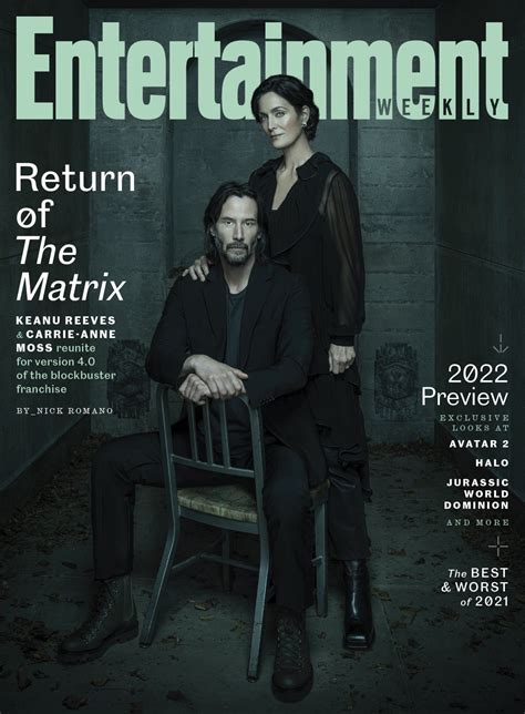 Carrie Anne Moss Entertainment Weekly January 2022 • Celebmafia