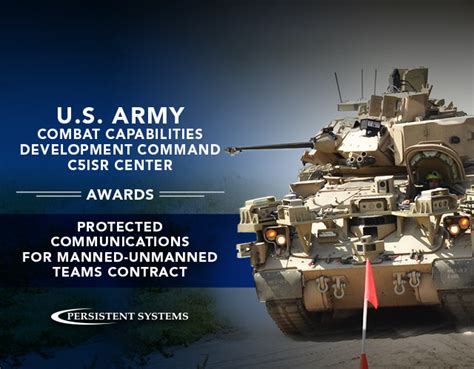 Us Army Taps Persistent Systems To Develop Secure Comms For Robotic