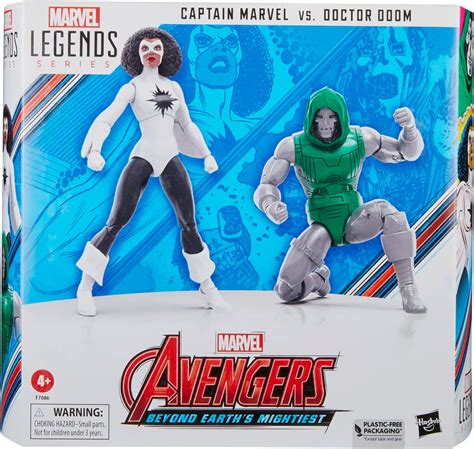Marvel Legends Avengers 60th Anniversary Captain Marvel Vs Doctor Doom