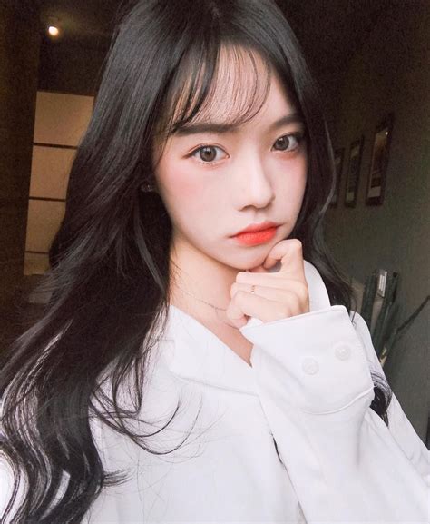 Cute Korean Girl Con Gái Tóc đẹp Instagram