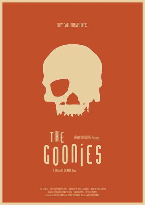 The Goonies 1985 Minimal Graphic Design Poster Movie Thegoonies