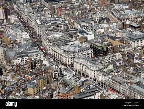 Aerial Image Of Oxford Street London W1 Stock Photo 43229384 Alamy