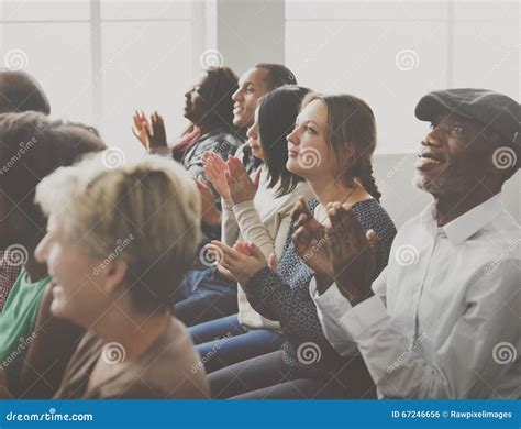 Audience Applaud Clapping Happiness Appreciation Training Concept