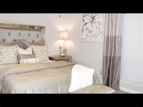 Keeping the bed always simple is a great idea to decorate a bedroom since it is the focal point of your room. SIMPLE GLAM MASTER BEDROOM MAKEOVER| SMALL SPACE ...