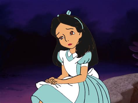 Princess Jasmine As Alice Feeling Depressed By Homersimpson1983 On